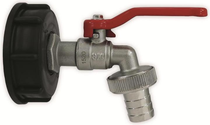 Puteus IBC Adapter 92175, 3/4", with lockable outlet valve (101.60 mm)