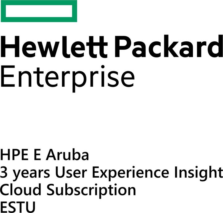 Actual product image HPE E Aruba 3yr User Experience Insight Cloud Subscription E-STU (1 Devices, 36 months)