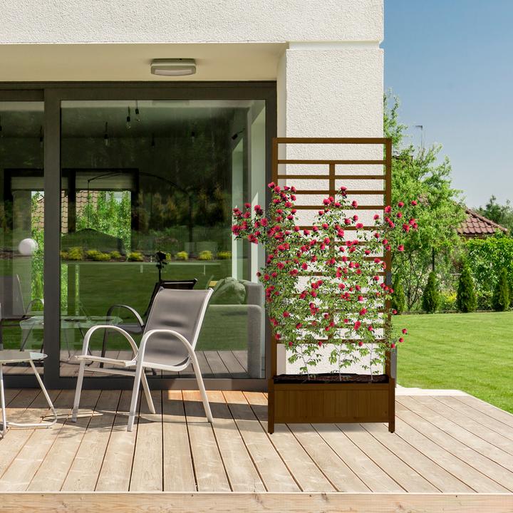 Productafbeelding Relaxdays Plantenbak Trellis Wand (71.50 cm)