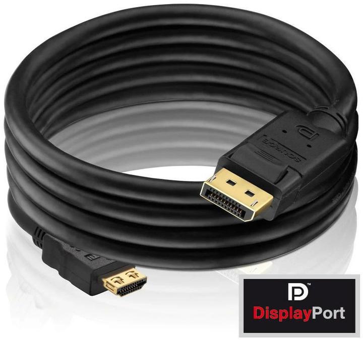 Produktbild Purelink DisplayPort — HDMI (Typ A) (5 m, DisplayPort, HDMI)