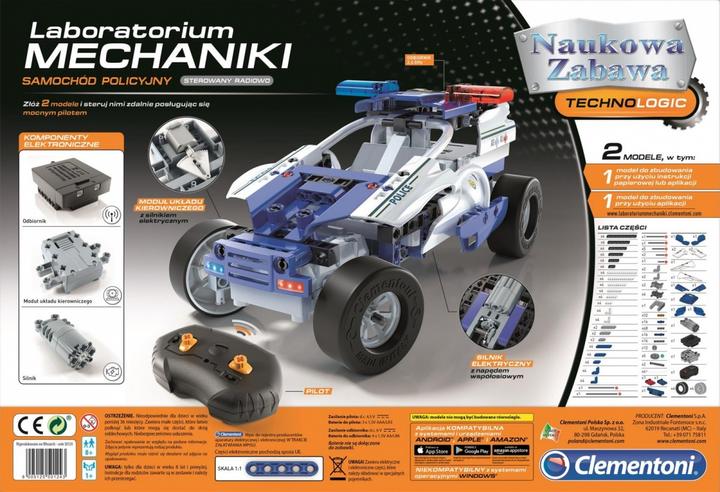 Actual product image Clementoni Science Kit Police RC Car