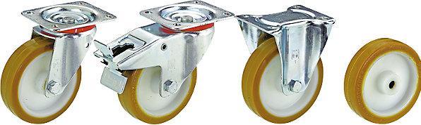 Actual product image Wicke Polyurethane tire on polyamide rim