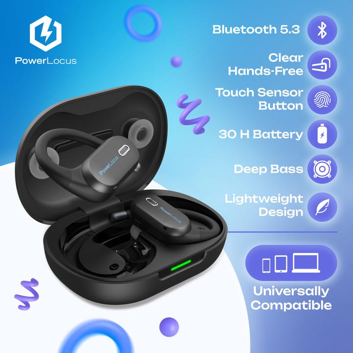 Actual product image PowerLocus Jumpy Open Ear Bluetooth-Kinderkopfhörer