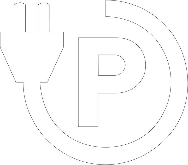 Produktbild Moravia PROLine Thermo Bodenmarkierung Symbol "Parkplatz Elektro-Auto"