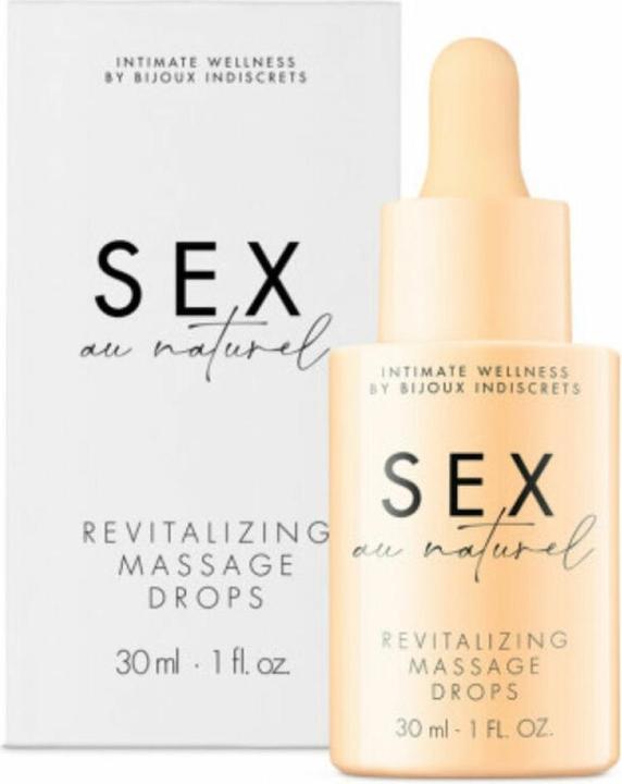 Actual product image Bijoux Indiscrets Sex au Naturel Revitalizing Intimate Massage Gel (30 ml)