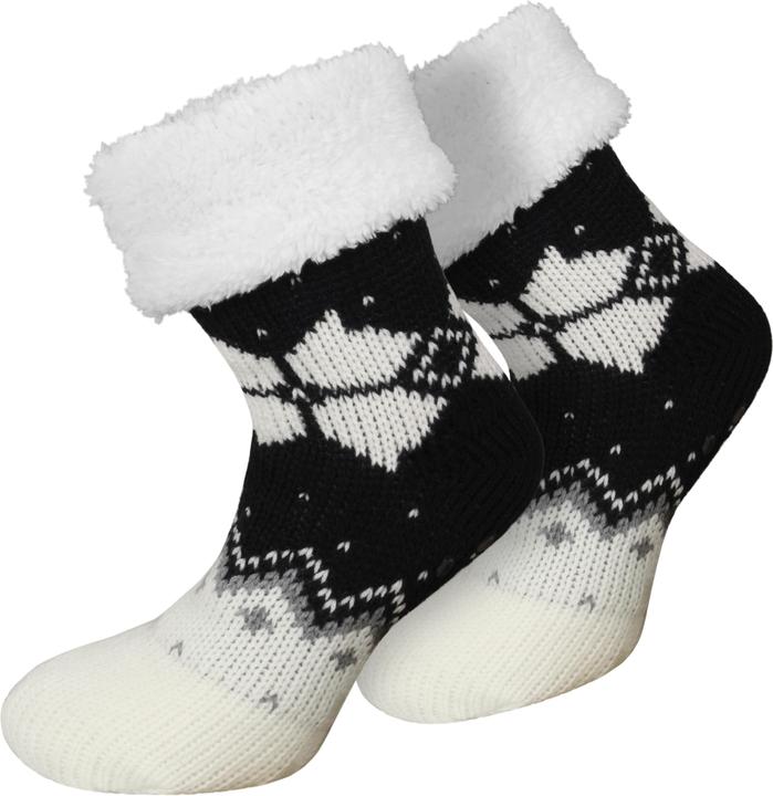 Image du produit Normani Chaussons tricotés avec ABS et motif norvégien (Une unité par pack, 36 - 40)