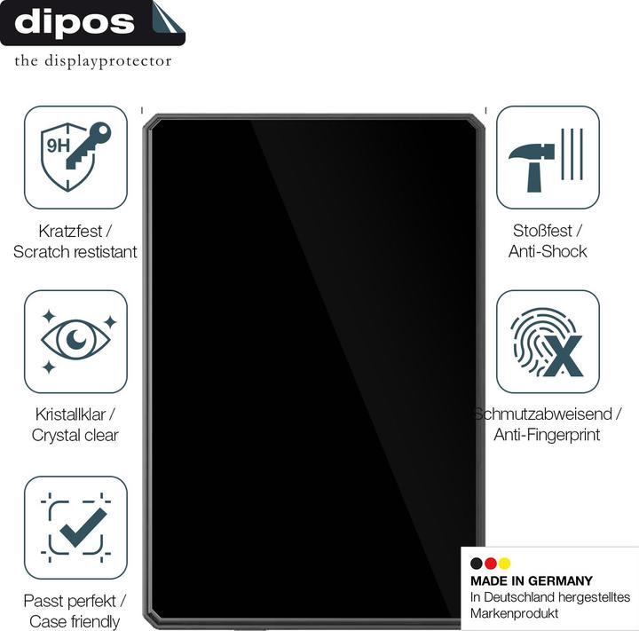 Actual product image Dipos Anti-Shock Screen Protector Clear