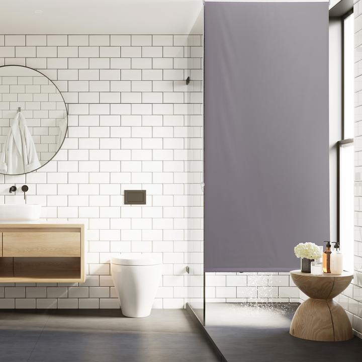 Actual product image Relaxdays Shower roller blind (80 x 4.5 x 240 cm)