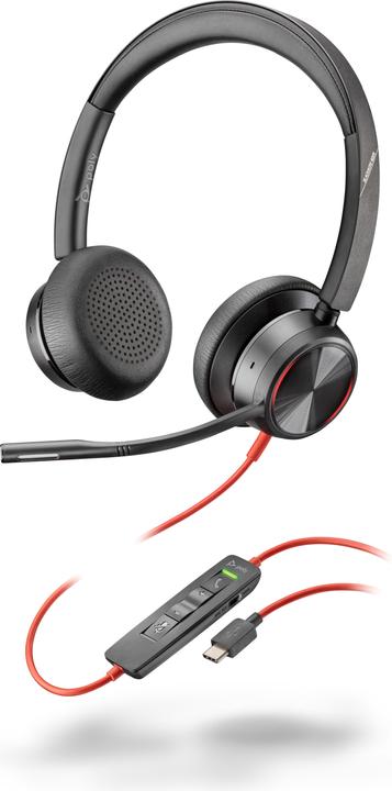Produktbild Poly Headset Blackwire 8225 UC USB-C (Kabelgebunden, USB-C)
