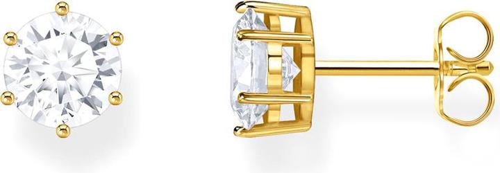Produktbild Thomas Sabo Ohrstecker mit grossem, weissem Stein (925er Silber)