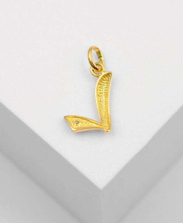 Produktbild Muau Buchstabe (750, Weissgold, 18K Gelbgold)