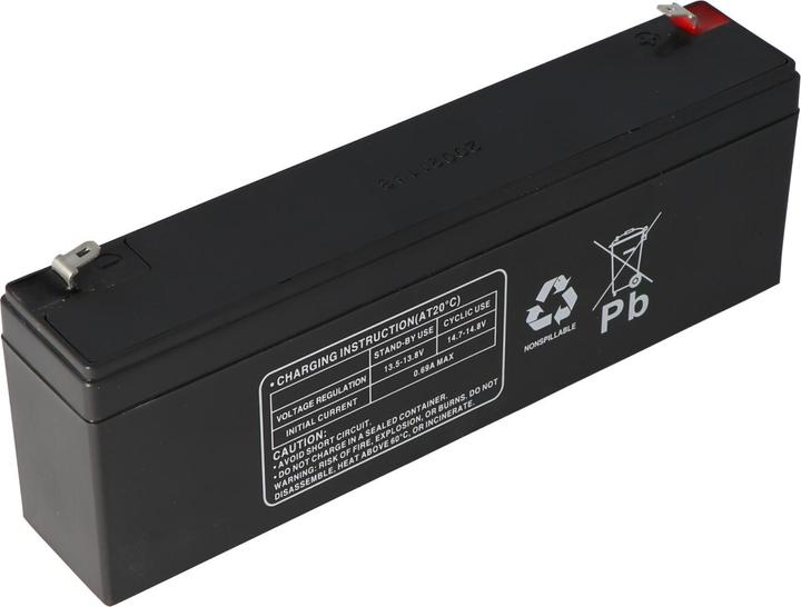 Actual product image Multipower Akku MP2.2-12 Blei Akku, 4,8mm Faston Stecker MP2,2-12 (12 V, 2.20 Ah)