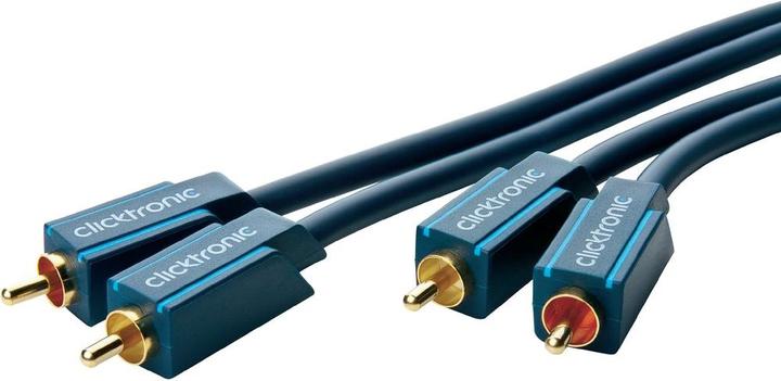 Actual product image clicktronic Stereo audio cable (3 m, Cinch)