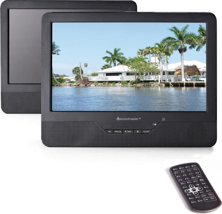 Soundmaster Portabler Dual DVD Player PDB1800 (Tragbarer DVD-Player)