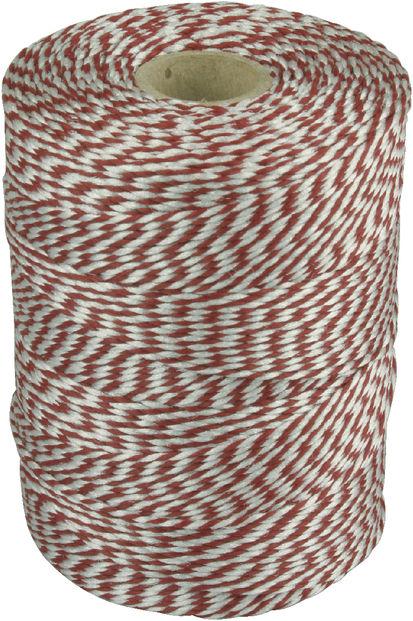 Produktbild Mueller Baumwollkordel 200 Meter rot/weiss auf einer Rolle (200 m)
