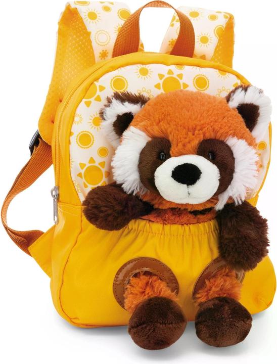 NICI Rucksack mit Roter Panda Plüschtier