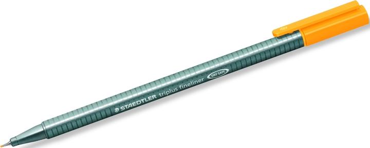 Produktbild Staedtler Fineliner triplus 0,3mm Hellora (Hellorange, Grau, 1 x)