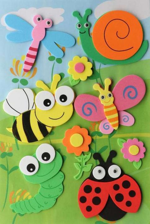 Actual product image Glorex 3D foam rubber
