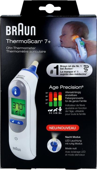 Actual product image Braun ThermoScan 7+ (Ear)