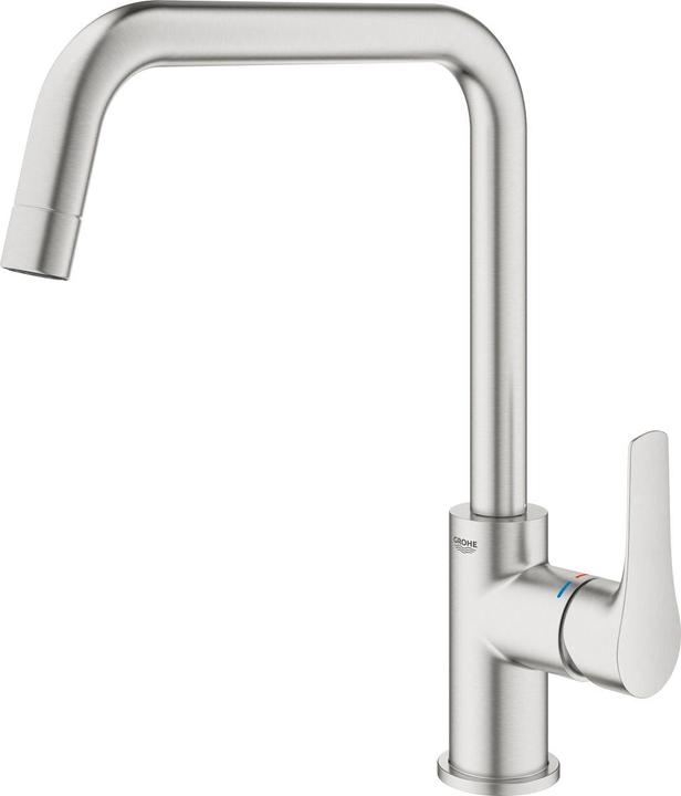 Grohe EH-Spültischbatterie EUROSMART 1/2Zoll, hoher Auslauf supersteel