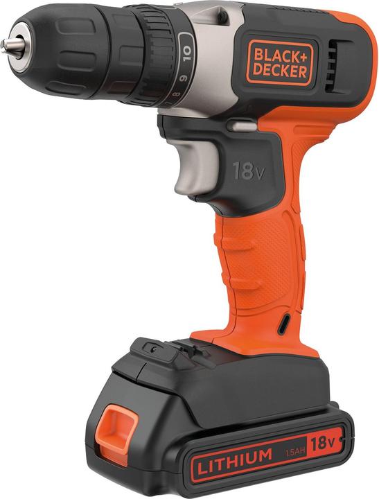 Produktbild Black & Decker Akku-Bohrschrauber (Akkubetrieb)