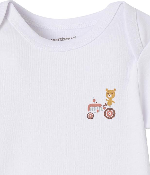 Produktbild Vertbaudet Bio-Kollektion: 5er-Pack Baby Kurzarm-Bodys in Geschenkbox (74)