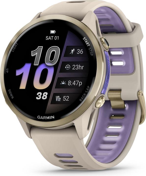 Actual product image Garmin Forerunner 970, 47mm, gray/indigo (47 mm)