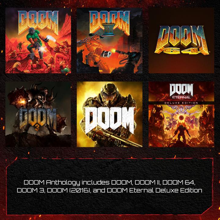 Actual product image Bethesda Doom Anthology (Code in Box) (PC, DE)