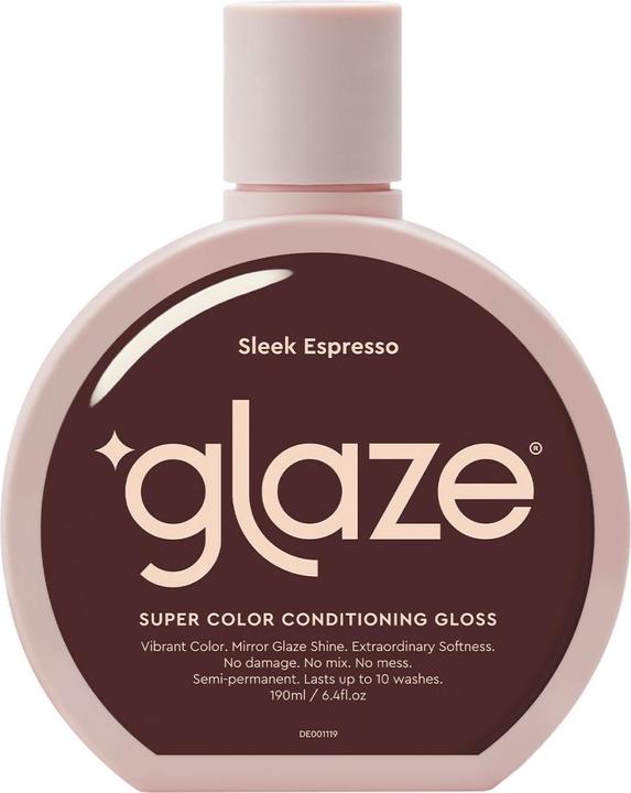 Glaze haarsublimierender Gloss in der Farbe dunkelbraun Sleek Espresso Tb 190 ml (190 ml)