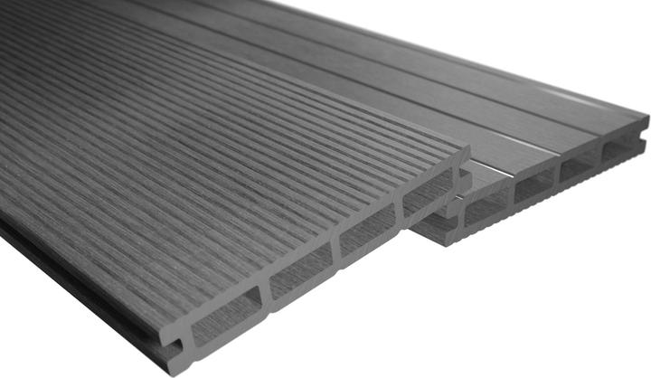 Produktbild ® 6m² Hellgrau WPC Terrassendielen Komplettset
