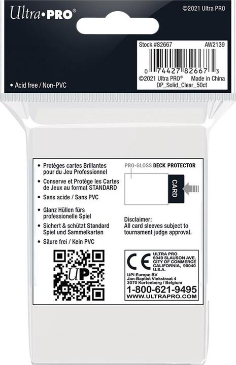 Actual product image Ultra Pro Deck Protector Card Sleeves