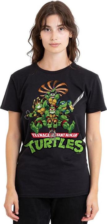 Actual product image Teenage Mutant NT Unisex Adult Manga Turtles T-Shirt (XXL)