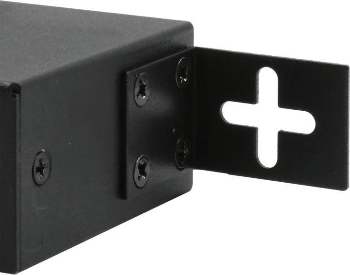 Image du produit Exsys 4 ports USB 3.2 Gen 1 HUB Boîtier métallique, câble USB 3.0, rail Din et support mural inclus (USB-B, 4 Ports)