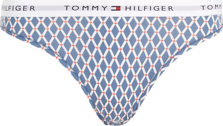 MGA Damen-Bikini-Höschen 1p Bikini-Druck Blau (S)