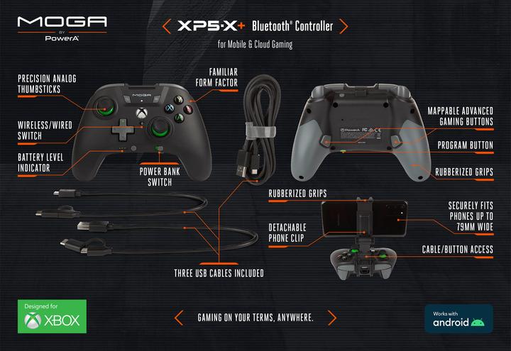 Productafbeelding PowerA Manette XP5X Plus Gaming (Android, PC)