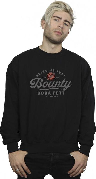 Actual product image Star Wars Mens The Book Of Boba Fett Bring Me That Bounty Sweatshirt (M)