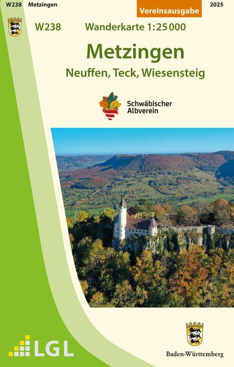 Produktbild W238 Metzingen - Neuffen, Teck, Wiesensteig