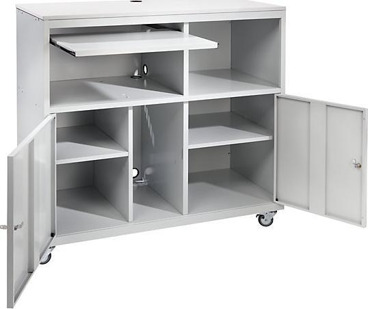 Image du produit eurokraft basic Pupitre pour PC, mobile (118 cm, 118.40 cm)