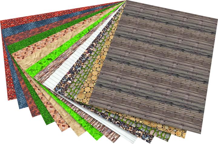 Produktbild Folia Motivkarton "Strukturen", 500 x 700 mm, 270 g/qm (270 g/m²)