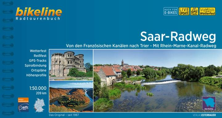 Actual product image Saar-Radweg (German, Esterbauer publishing house, 2022)