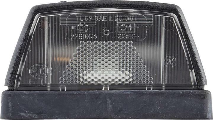 Actual product image Hella 2 Halogen licence plate lights for CATERPILLAR