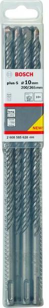 Produktbild Bosch Professional Zubehör Hammerbohrer SDS plus-5, 10 x 200 x 265 mm, 10er-Pack (10 mm)