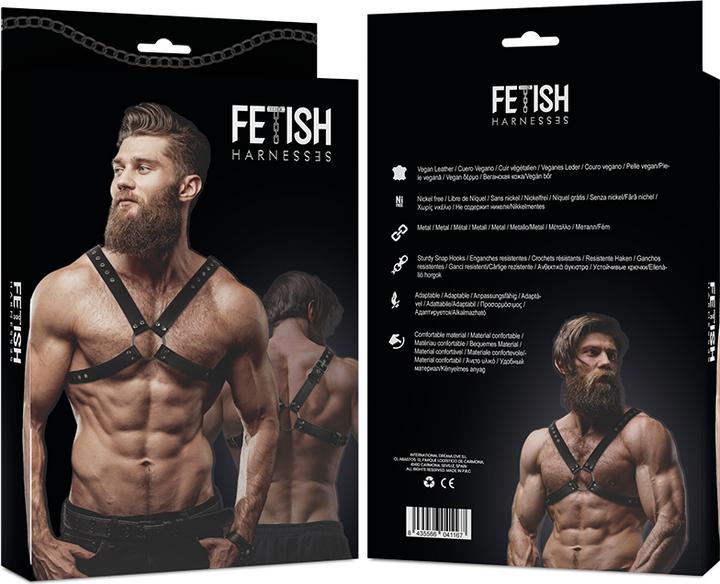 Immagine prodotto Fetish submissive Atteggiamento fetish e sottomesso? ARN S ECO PELLE PETTO INCROCIATO UOMO (S)