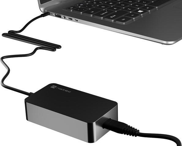 Actual product image Genesis Zasilacz ładowarka Natec Grayling USB-C 65w Do Laptopów, Tabletów, Telefonów (65 W)