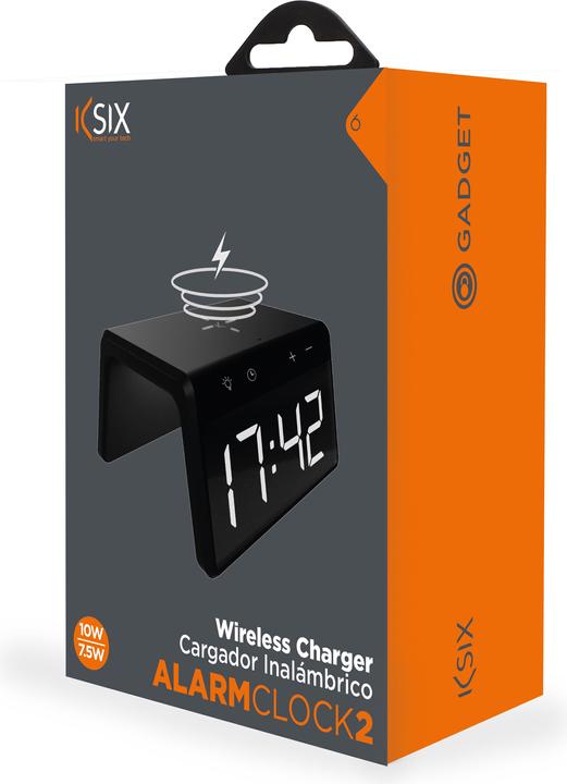 Immagine prodotto KSIX Sveglia 2 Con Caricatore Wireless A Ricarica Rapida 7,5w-10w