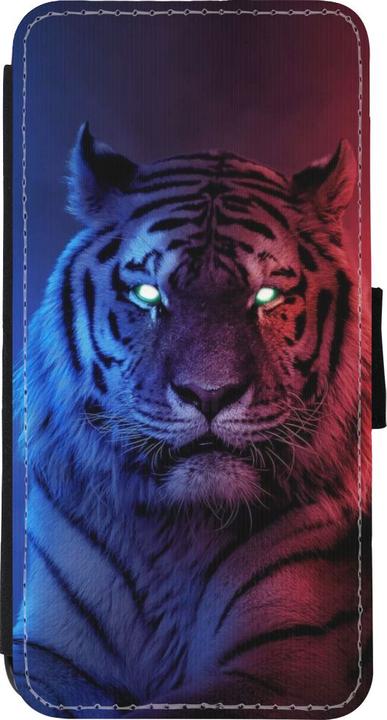 Immagine prodotto PhoneLook Cover Portafoglio Nero Tigre Blu Rosso (Apple iPhone XR)