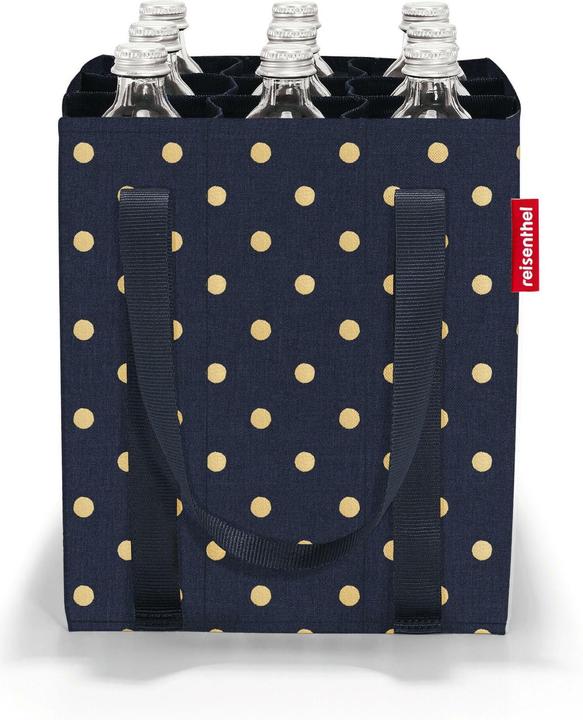 Produktbild reisenthel bottlebag metallic dots blue