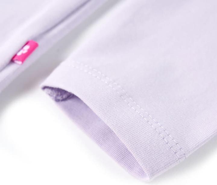 Image du produit VidaXL T-shirt manches longues enfant violet clair 140,Matière : 95% coton. 5 (140)
