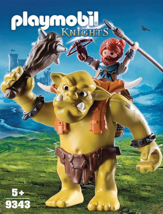 Produktbild Playmobil Knights Riesentroll mit Zwergenrucksack (9343)