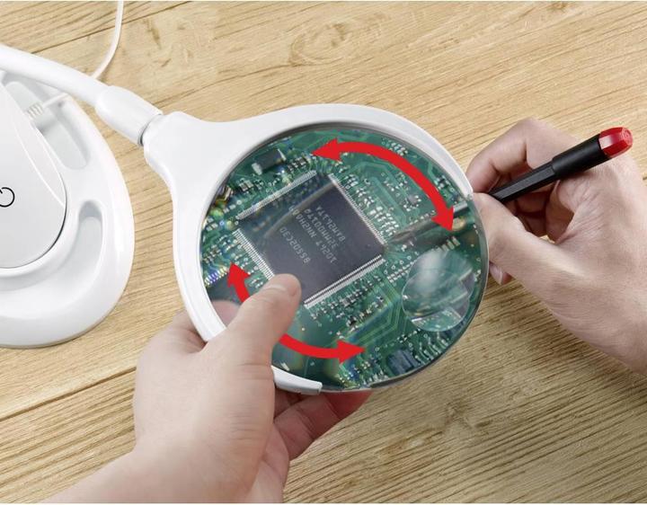 Produktbild Toolcraft LED-Lupenleuchte mit Tischklemme 60lm (60 lm)